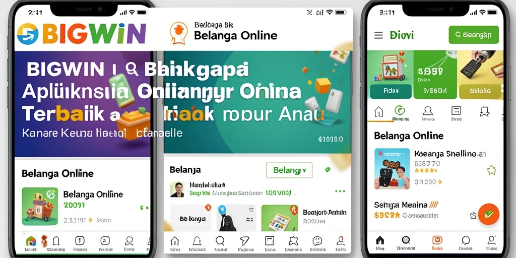 Tampilan aplikasi BIGWIN yang modern dan user-friendly.
