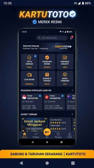Tampilan kanal resmi kartutoto